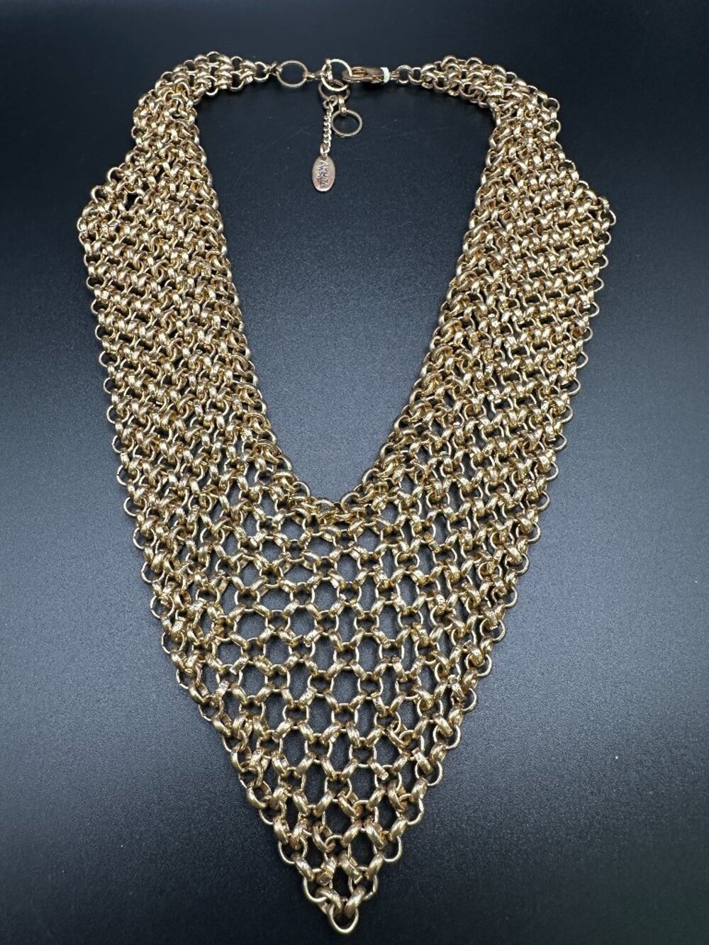 Amrita Singh Statement Necklace with Cream faceted faux gems